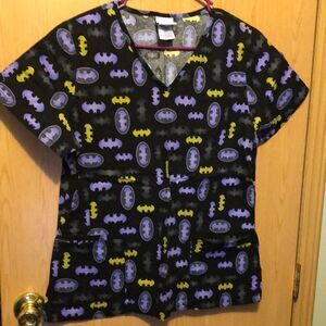 Batman scrub top size medium